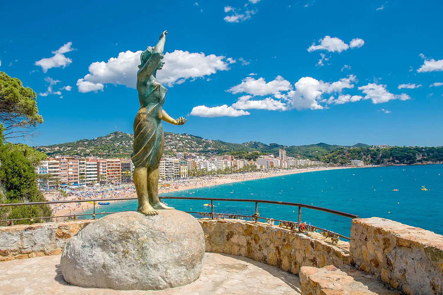 Statue in Lloret de Mar