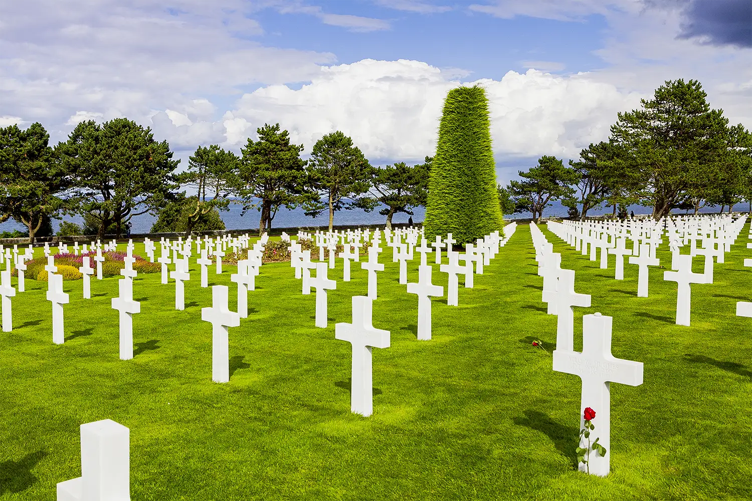Amerikanischer Friedhof in der Normandie
