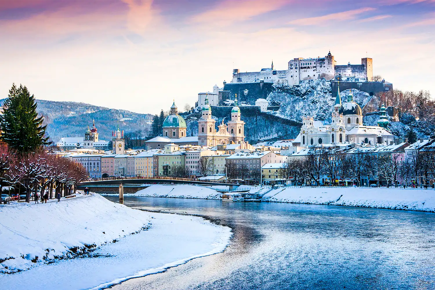 Salzburg im Winter