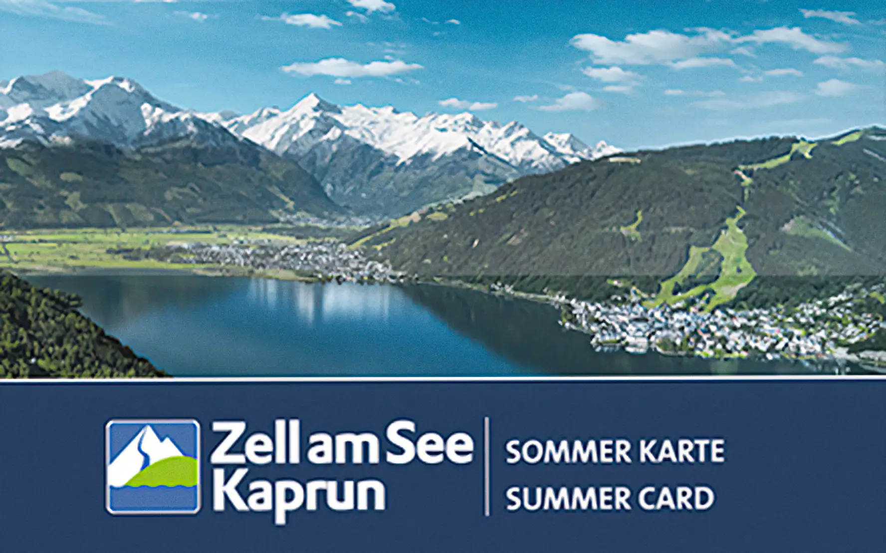 Sommerkarte Zell am See Kaprun