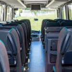 Sitzreihen von hinten