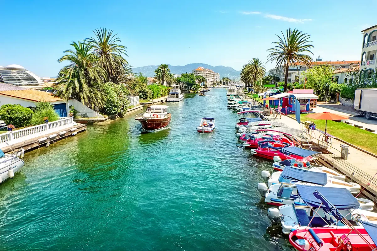 Kanäle in Empuriabrava